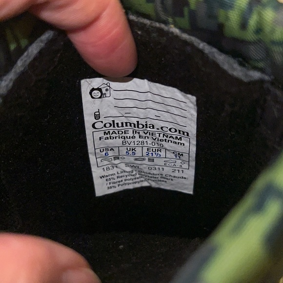 Brand new with no tag Columbia Toddler Little kid Powderbug snow boots in size 6 - Picture 4 of 5